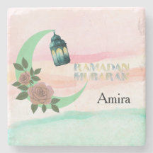 Watercolor Ramadan – Halve Maan
