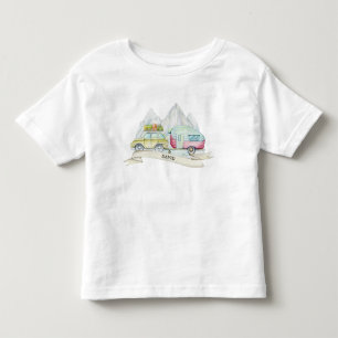 Watercolor Reisvervoer Kinder Shirts