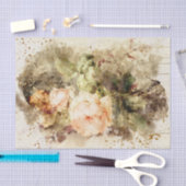 Watercolor Roos  Tissuepapier (Craft)
