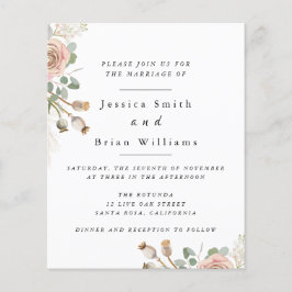 Watercolor Roos Trouw Flyer