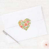 Watercolor Rose Bouquet Stickers (Envelop)