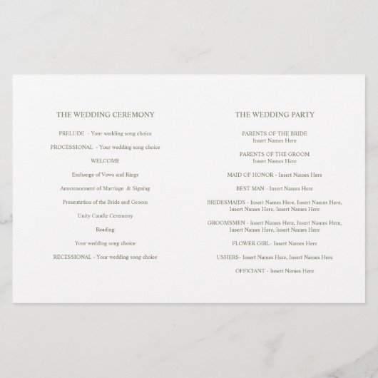 Watercolor rouge waratah programme de mariage (Dos)