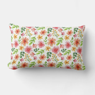 Watercolor Roze Bloemen Patroon-69677 Kussen