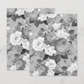 Watercolor Rozen 9 Notitiekaartje (Voorkant / Achterkant)