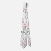 Watercolor rozen halsdoek stropdas (Voorkant)