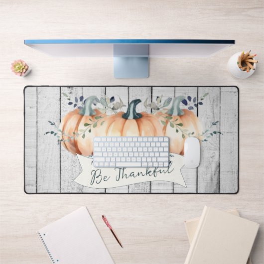 Watercolor Rustic Pumpkins (Bureau 1)
