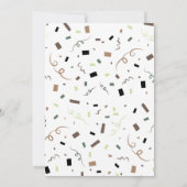 Watercolor Safari Deux Wild Birthday Invitation (Dos)