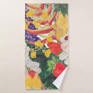 WAtercolor sans couture motif tropical avec exotiq