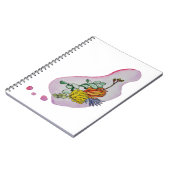 Watercolor Saussucculent Bloem Illustratie Notitieboek (Linkerzijde)