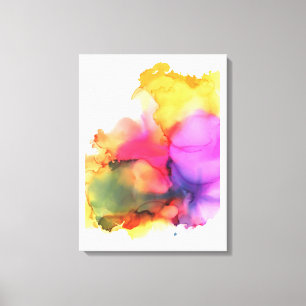 Watercolor Schilderen Moderne Boho Muurkunst Canvas Afdruk