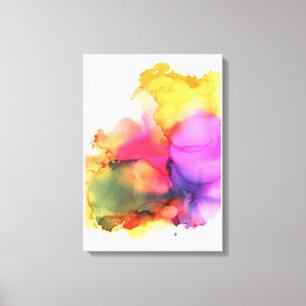 Watercolor Schilderen Moderne Boho Muurkunst Canvas Afdruk