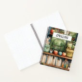 WATERCOLOR SCHOOL BACKPACKS POMMES LIVRES (Intérieur)