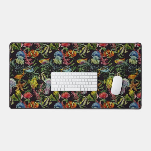 Watercolor Sea Life Pattern 1 (Clavier et souris)