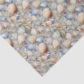 Watercolor Seashells Tissuepapier (Detail)