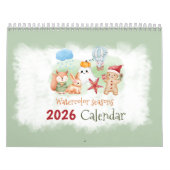 Watercolor seasons Calendar Kalender (Hoes)
