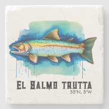 Watercolor Serie: Forel/Zalm