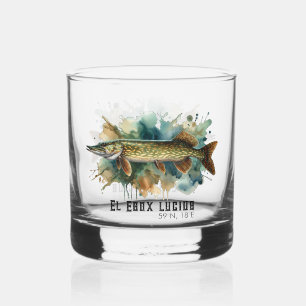 Watercolor Serie: Snoek Whisky Glas