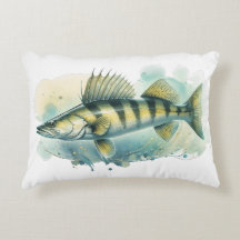 Watercolor Serie: Zander/Snoekbaars