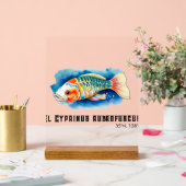 Watercolor Series: Koi Fish Acryl Bord (Huwelijk)