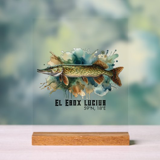 Watercolor Series: Pike (Neutre)