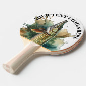 Watercolor Series: Pike Tafeltennisbatje (Voorkant Gekanteld)