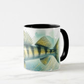 Watercolor Series: Zander/Walleye Mok (Voorkant rechts)