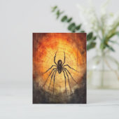 Watercolor Spider Briefkaart (Staand voorkant)