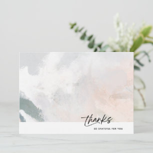 Watercolor Splash Bedankkaart Zo Dankbaar