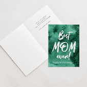 watercolor splash meilleure maman jamais la carte