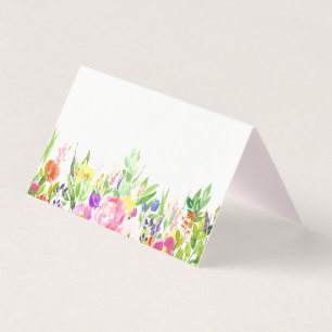 Watercolor Spring Blooms Floral Plaques