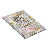 Watercolor Spring Bookish Notitieboek (Rechterzijde)