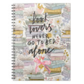 Watercolor Spring Bookish Notitieboek (Voorkant)