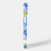 Watercolor Starfish Monogrammed Case-Mate iPhone Case (Achterkant / Rechts)