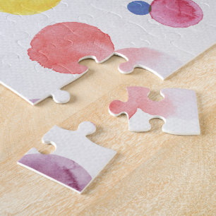 Watercolor Stippen 1 Legpuzzel