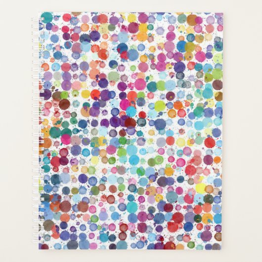 Watercolor Stippen Planner (Voorkant)