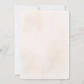 Watercolor Stone Chapel Fall Wedding Invitation (Dos)