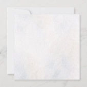Watercolor Stone Chapel Save the Date Card (Dos)