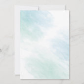 Watercolor Succulent Fiesta Uitnodiging voor Bruil (Achterkant)