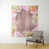 Watercolor Succulenten Achtergrond Wandkleed (In situ)