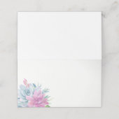 Watercolor Succulenten Moderne Elegantie (Buitenkant ongevouwen)