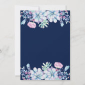 Watercolor Succulents Garden Wedding Invitation (Dos)