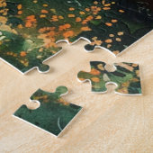 Watercolor Summer Mountain Legpuzzel (Zijkant)
