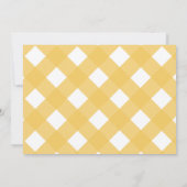 Watercolor Sunflower Invitation de fête d'annivers (Dos)