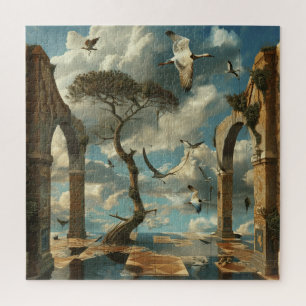 Watercolor Surrealisme Puzzel