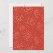 Watercolor sushi feest uitnodiging (Achterkant)