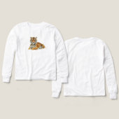 Watercolor Tiger Illustration – Majestic Wildlife  (Motif Recto et Verso)