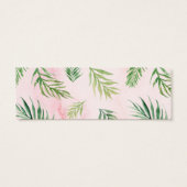 Watercolor Tropical Beach Wedding Website Cartes (Dos)