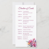 Watercolor Tropical Bliss- Programme de mariage- (Dos)