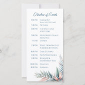 Watercolor Tropical Dream- Programme de mariage- (Dos)