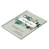 Watercolor Tropical Home Location Livre d'Invité (Côté gauche)